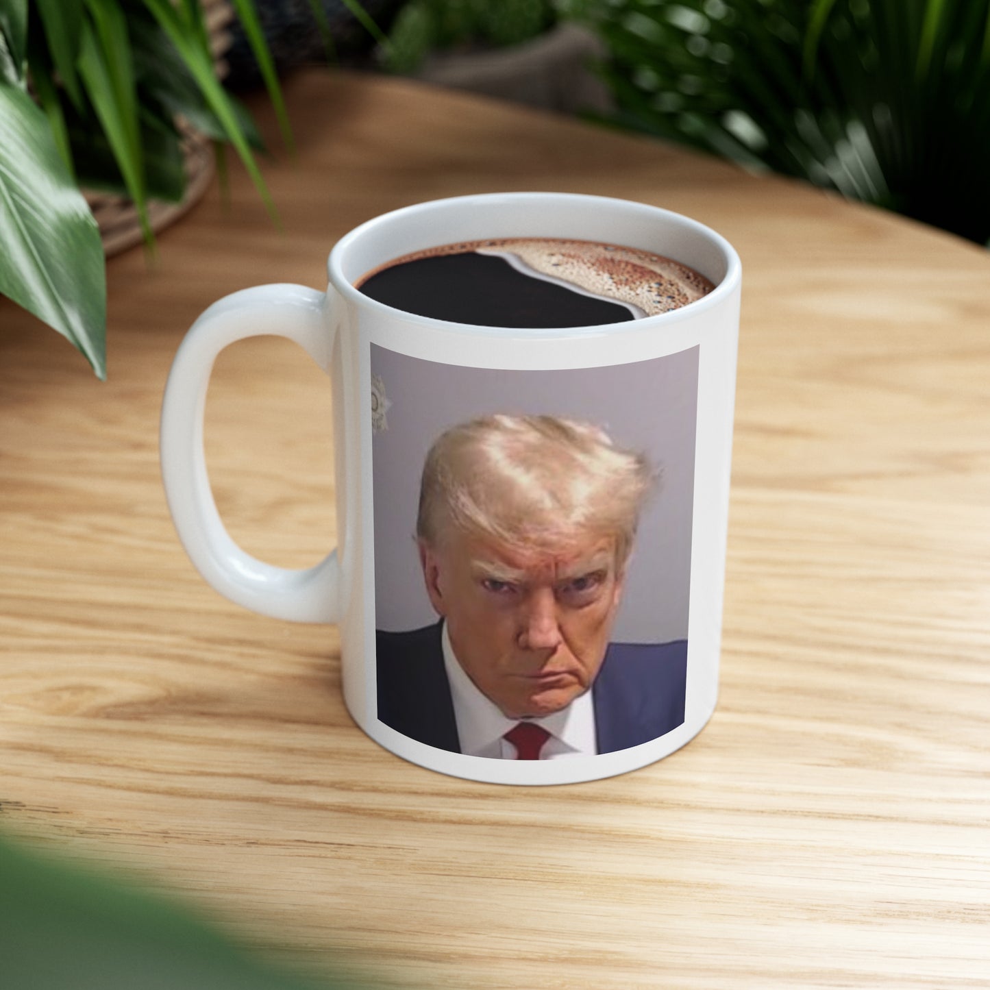 Trump Mug Shot Coffee Mug