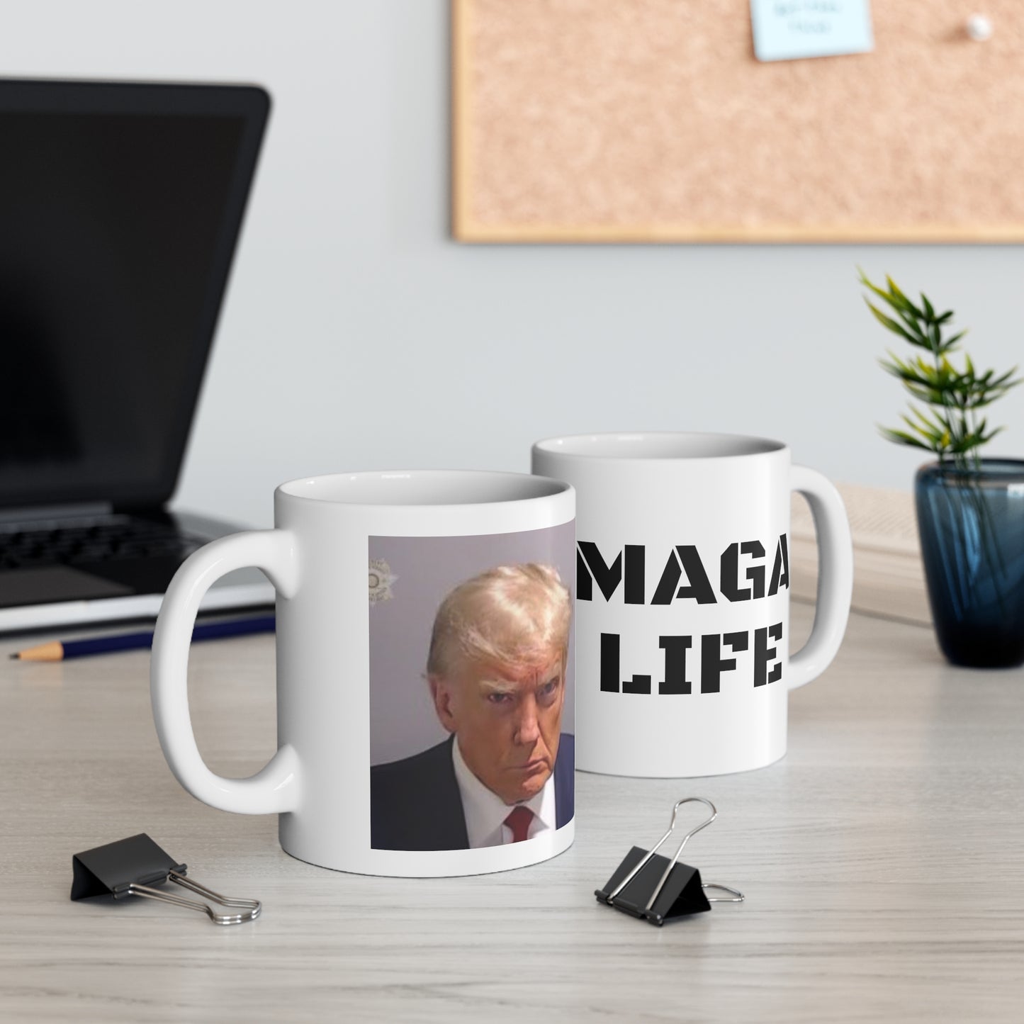 Trump Mug Shot Coffee Mug